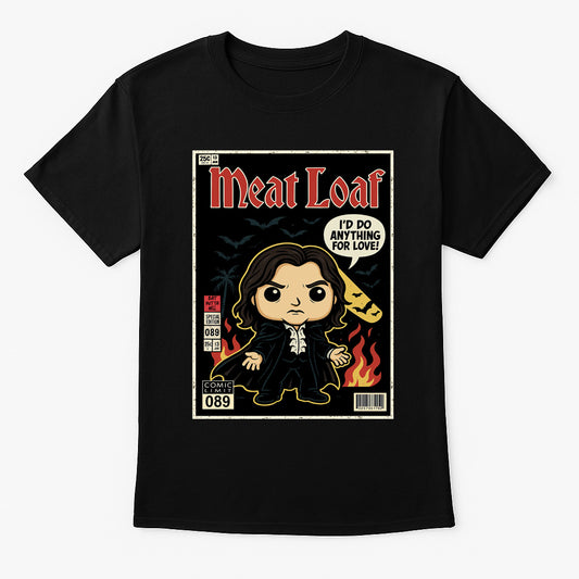 Meat Loaf Bat Out of Hell Classic Rock Funko Pop Style Unisex T-Shirt