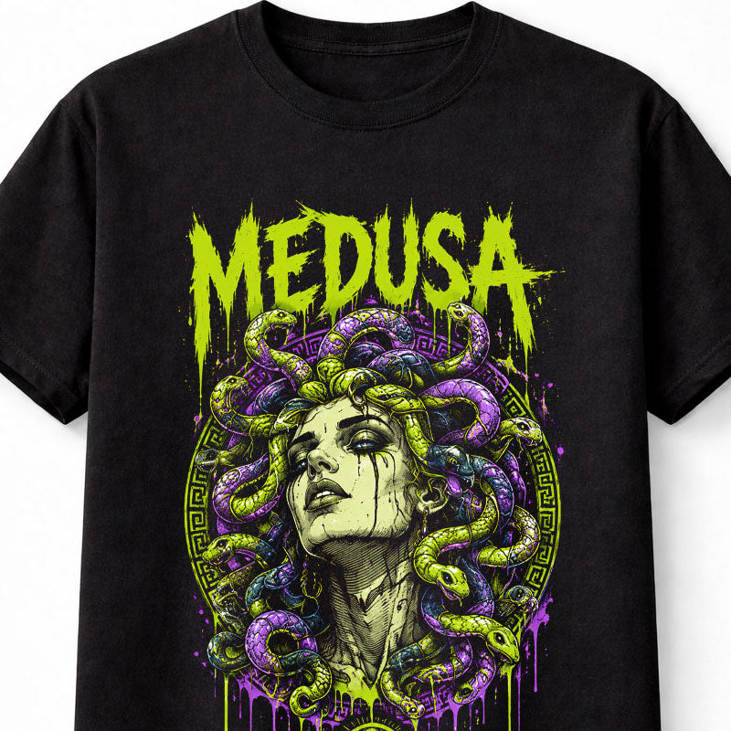 Medusa Greek Mythology Gorgon Snake Queen Unisex T-Shirt