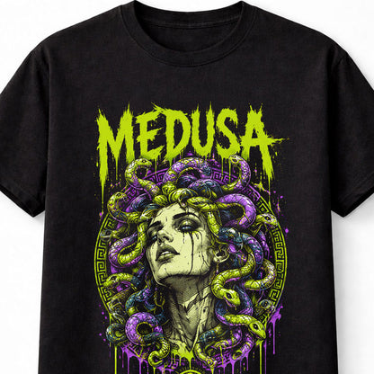 Medusa Greek Mythology Gorgon Snake Queen Unisex T-Shirt