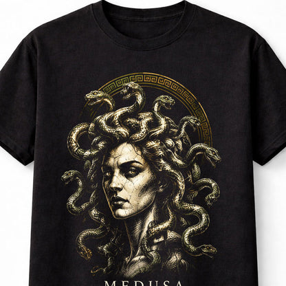 Medusa Greek Mythology Gorgon Snake Goddess Unisex T-Shirt