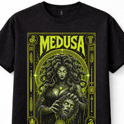 Medusa Greek Mythology Gorgon Perseus Snake Head Gothic Art Unisex T-Shirt