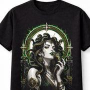 Medusa Gorgon Greek Mythology Gothic Fantasy Graphic Unisex T-Shirt