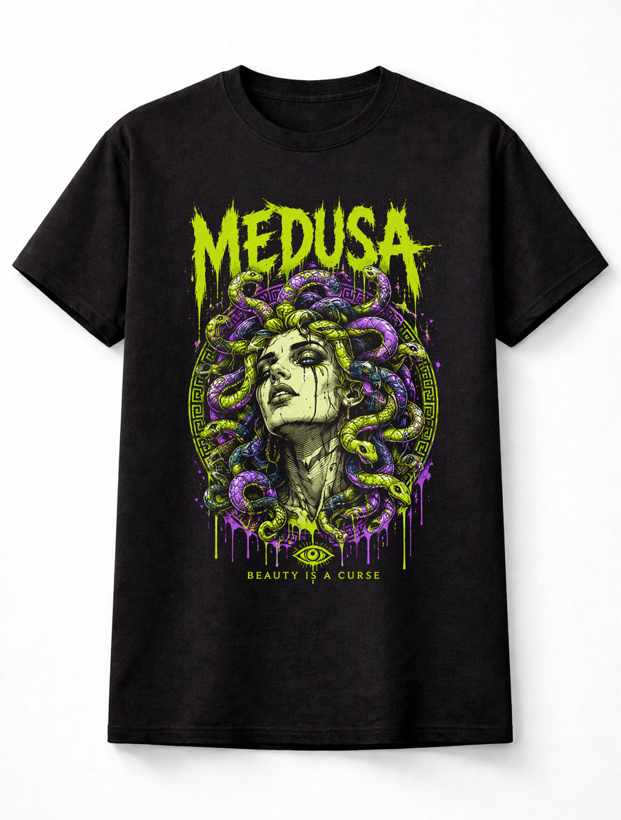 Medusa Greek Mythology Gorgon Snake Queen Unisex T-Shirt