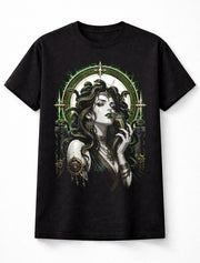 Medusa Gorgon Greek Mythology Gothic Fantasy Graphic Unisex T-Shirt