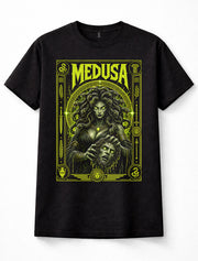 Medusa Greek Mythology Gorgon Perseus Snake Head Gothic Art Unisex T-Shirt