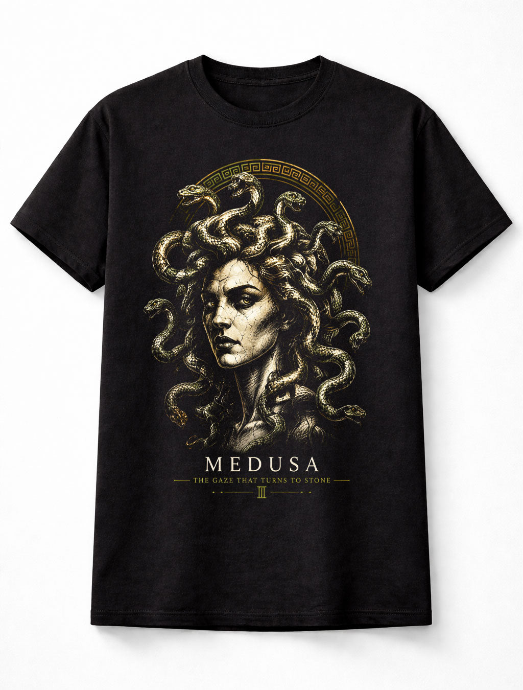 Medusa Greek Mythology Gorgon Snake Goddess Unisex T-Shirt