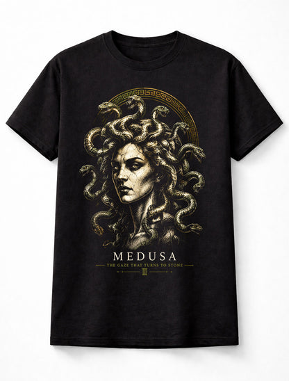 Medusa Greek Mythology Gorgon Snake Goddess Unisex T-Shirt