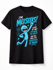 Mr Meeseeks Rick and Morty Cartoon TV Show Graphic Tee Sci-Fi Comedy Shirt Unisex Adults & Kids T-Shirt