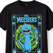 Rick and Morty Mr Meeseeks Portal Adult Swim Cartoon Unisex T-Shirt