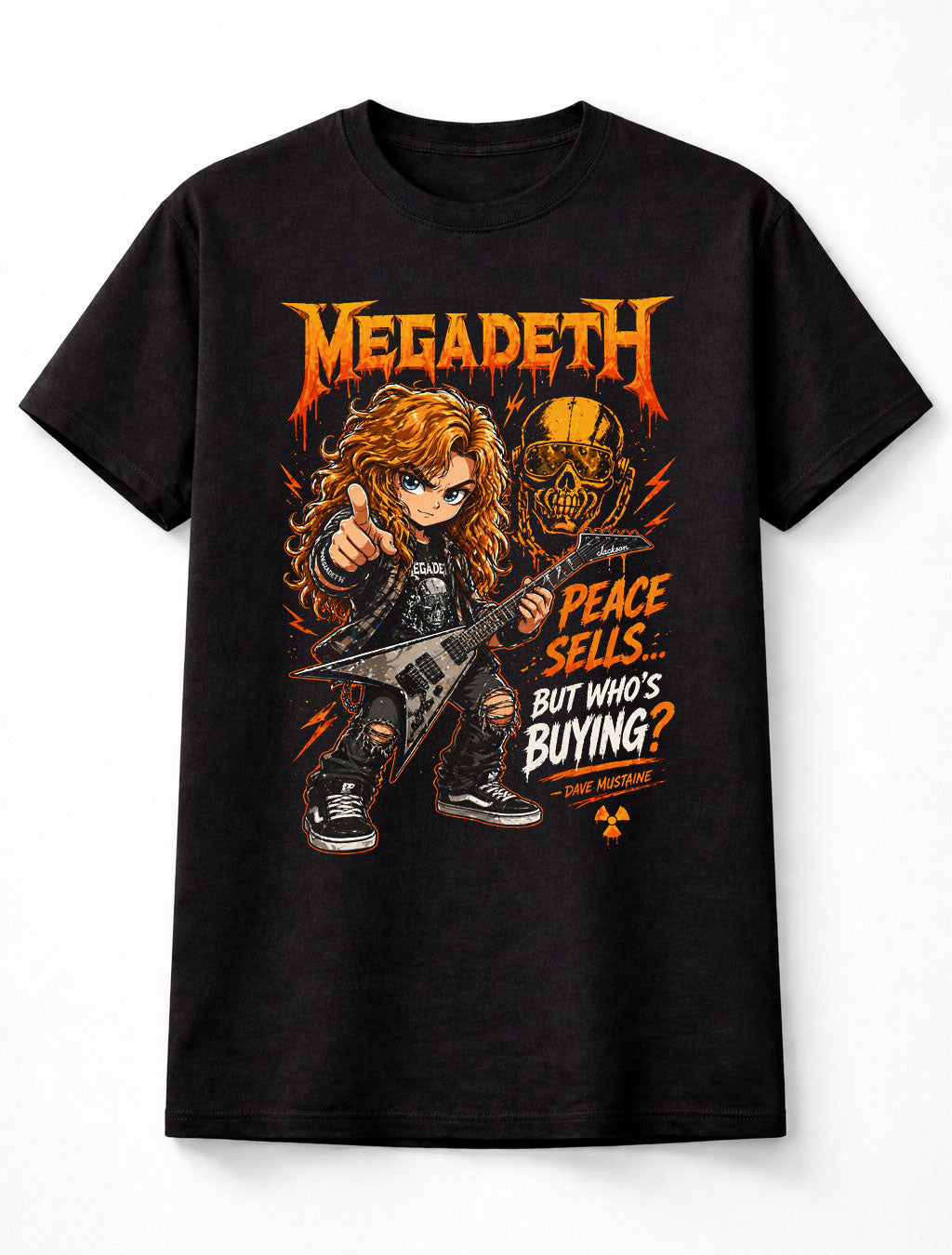 Megadeth Peace Sells But Who’s Buying Dave Mustaine Graphic T-Shirt Thrash Metal Band Fan Tee Adult & Kids Unisex T-Shirt