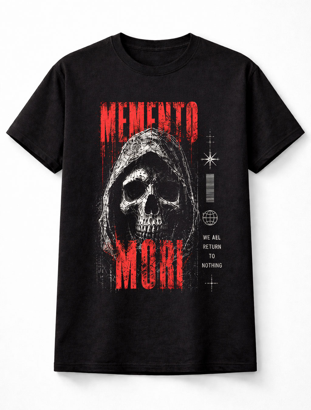 Memento Mori Skull Gothic Death Philosophy Graphic Unisex T-Shirt