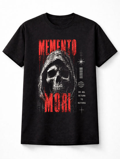 Memento Mori Skull Gothic Death Philosophy Graphic Unisex T-Shirt