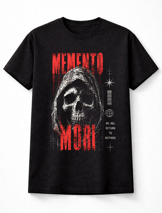 Memento Mori Skull Gothic Death Philosophy Graphic Unisex T-Shirt