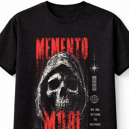 Memento Mori Skull Gothic Death Philosophy Graphic Unisex T-Shirt