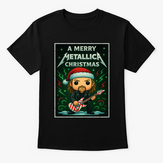 Metallica Merry Christmas Heavy Metal Unisex Christmas T-Shirt or Hoodie