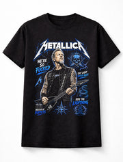 James Hetfield Metallica Master Of Puppets Ride The Lightning Unisex T-Shirt