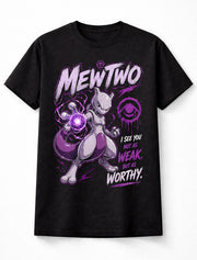 Pokemon Mewtwo Graphic Tee Psychic Legendary Anime Gaming Unisex T-Shirt