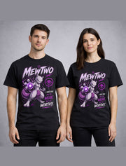 Pokemon Mewtwo Graphic Tee Psychic Legendary Anime Gaming Unisex T-Shirt