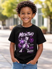 Pokemon Mewtwo Graphic Tee Psychic Legendary Anime Gaming Unisex T-Shirt