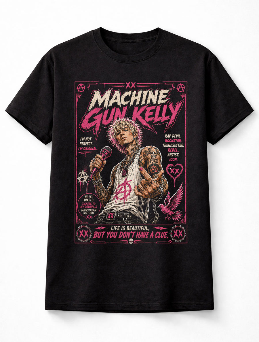 Machine Gun Kelly Life Is Beautiful Rock Rap Unisex T-Shirt