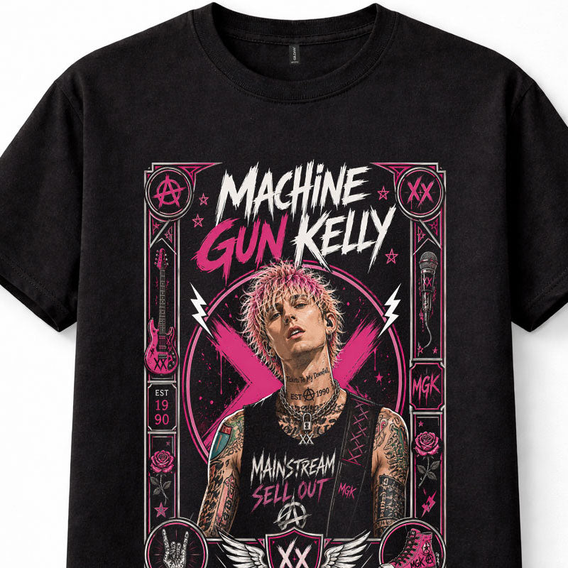 Machine Gun Kelly MGK Mainstream Sellout Pop Punk Rock Music Unisex T-Shirt