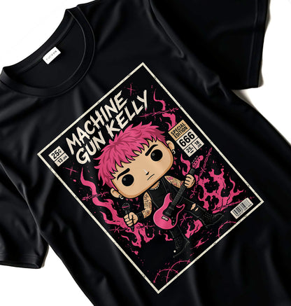 Machine Gun Kelly Pink Guitar Pop Punk Special Edition 666 Adults & Kids Unisex T-Shirt