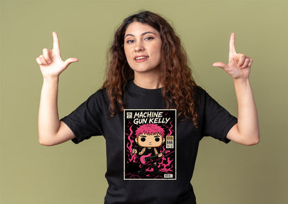 Machine Gun Kelly Pink Guitar Pop Punk Special Edition 666 Adults & Kids Unisex T-Shirt