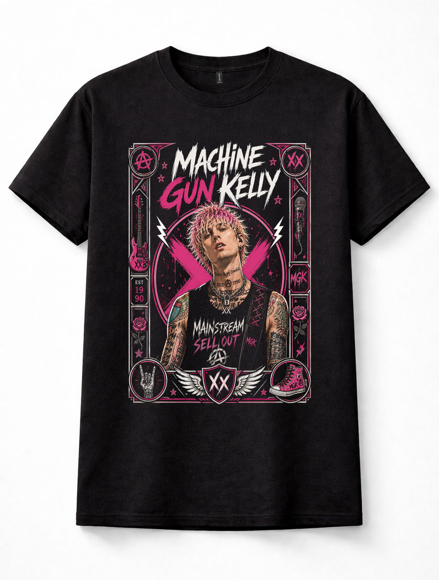 Machine Gun Kelly MGK Mainstream Sellout Pop Punk Rock Music Unisex T-Shirt