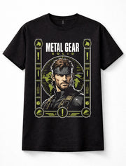 Metal Gear Solid Solid Snake Tactical Stealth Retro Gaming Unisex T-Shirt