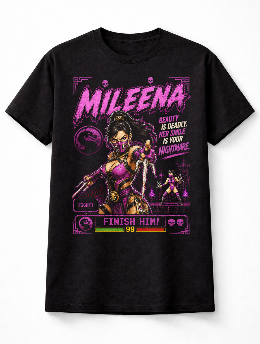 Mortal Kombat Mileena Retro Arcade Fighting Game Unisex T-Shirt
