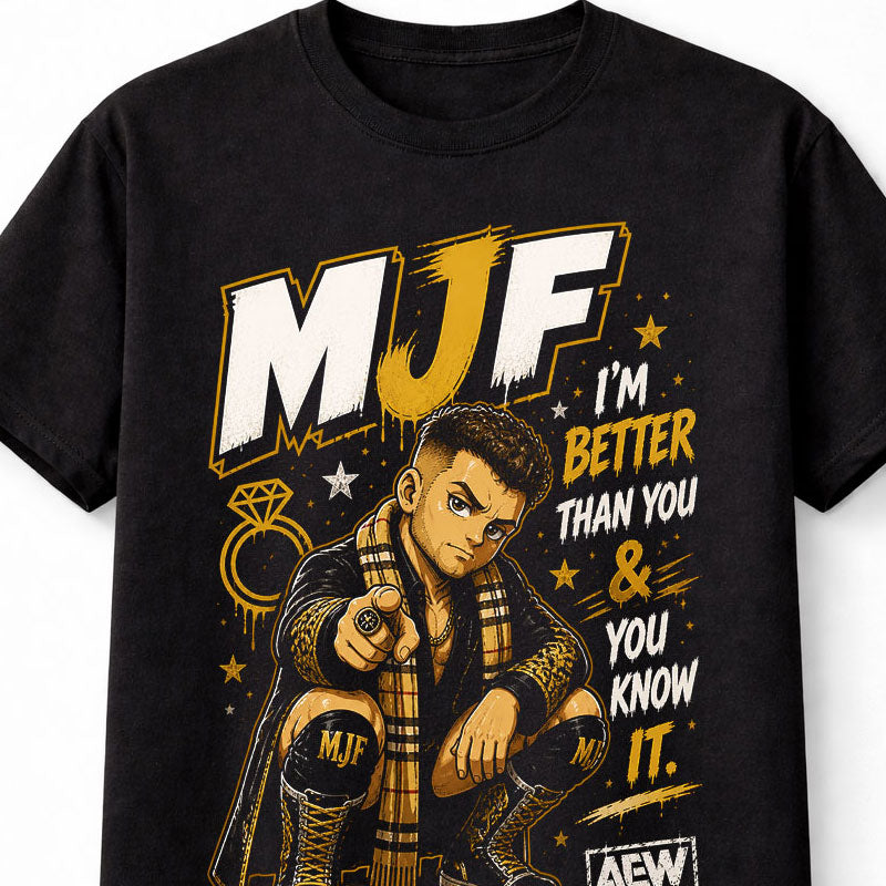 MJF AEW Wrestling Better Than You Champion Unisex T-Shirt