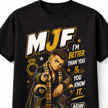 MJF AEW Wrestling Better Than You Champion Unisex T-Shirt