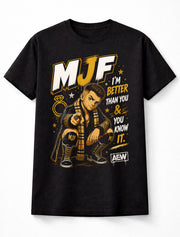 MJF AEW Wrestling Better Than You Champion Unisex T-Shirt