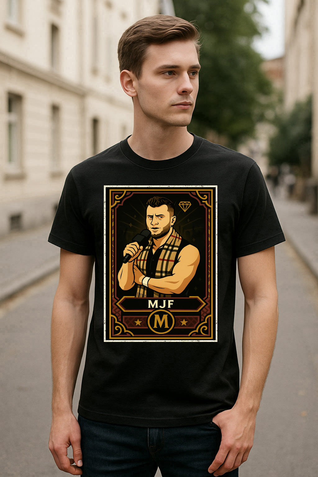 MJF The Salt of the Earth Retro Unisex T-Shirt Wrestling Heel Tee