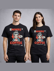 Mombie Coffee Funny Zombie Mom Graphic Unisex T-Shirt