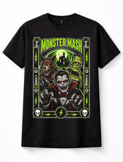 Monster Mash Female Monsters Vampire Werewolf Halloween Gothic Unisex T-Shirt