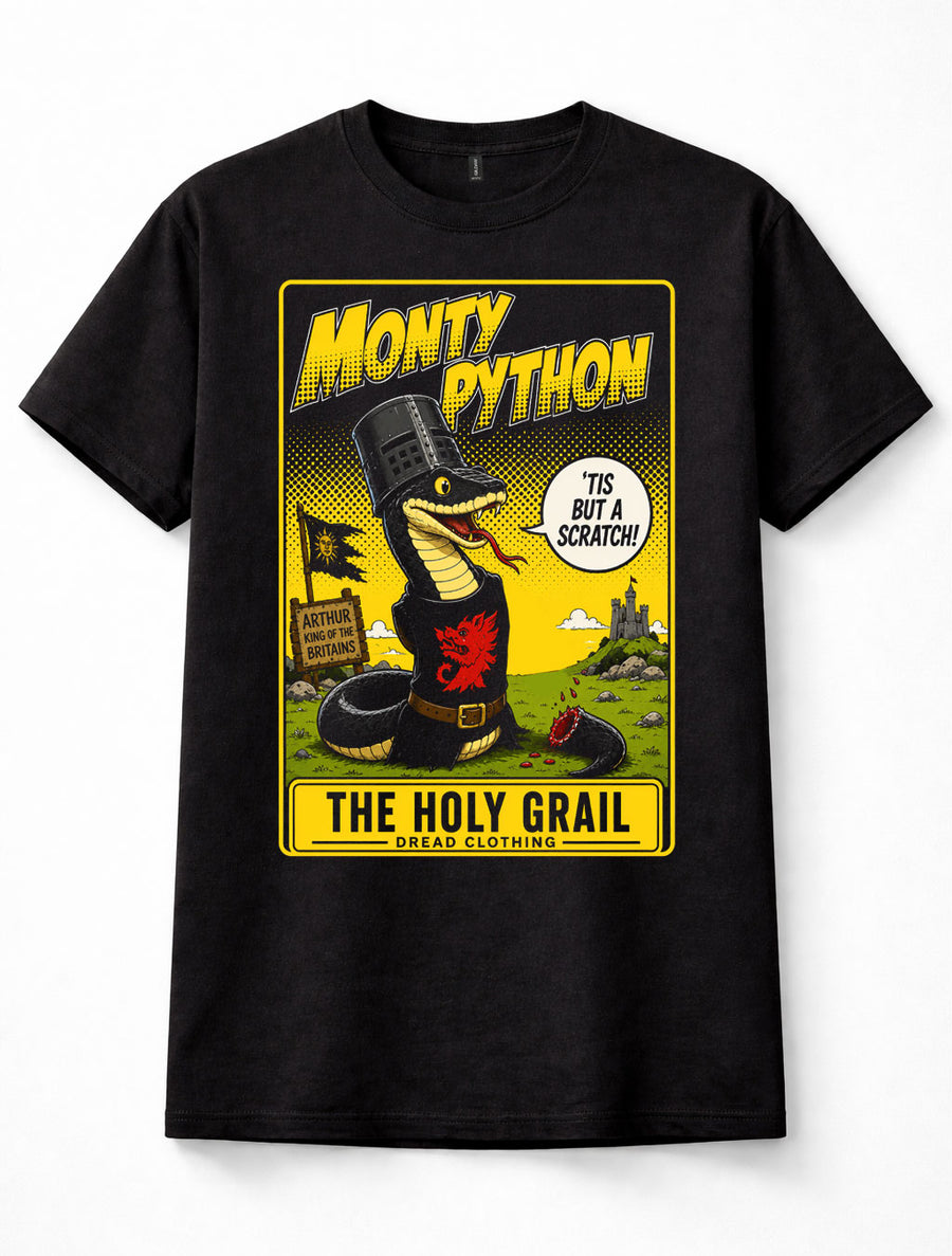 Monty Python Holy Grail Black Knight Tis But A Scratch Unisex T-Shirt