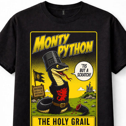 Monty Python Holy Grail Black Knight Tis But A Scratch Unisex T-Shirt