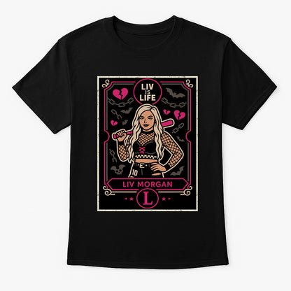 Liv Morgan Liv Is Life Retro Unisex T-Shirt Women’s Wrestling Tee
