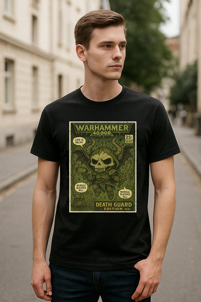 Warhammer 40K Death Guard Nurgle Chaos Space Marine Adults & Kids Unisex T-Shirt