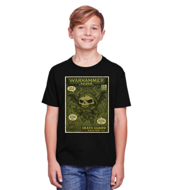 Warhammer 40K Death Guard Nurgle Chaos Space Marine Adults & Kids Unisex T-Shirt
