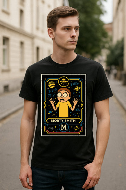 Morty Smith Retro Cartoon Unisex T-Shirt Rick and Morty Character Tee