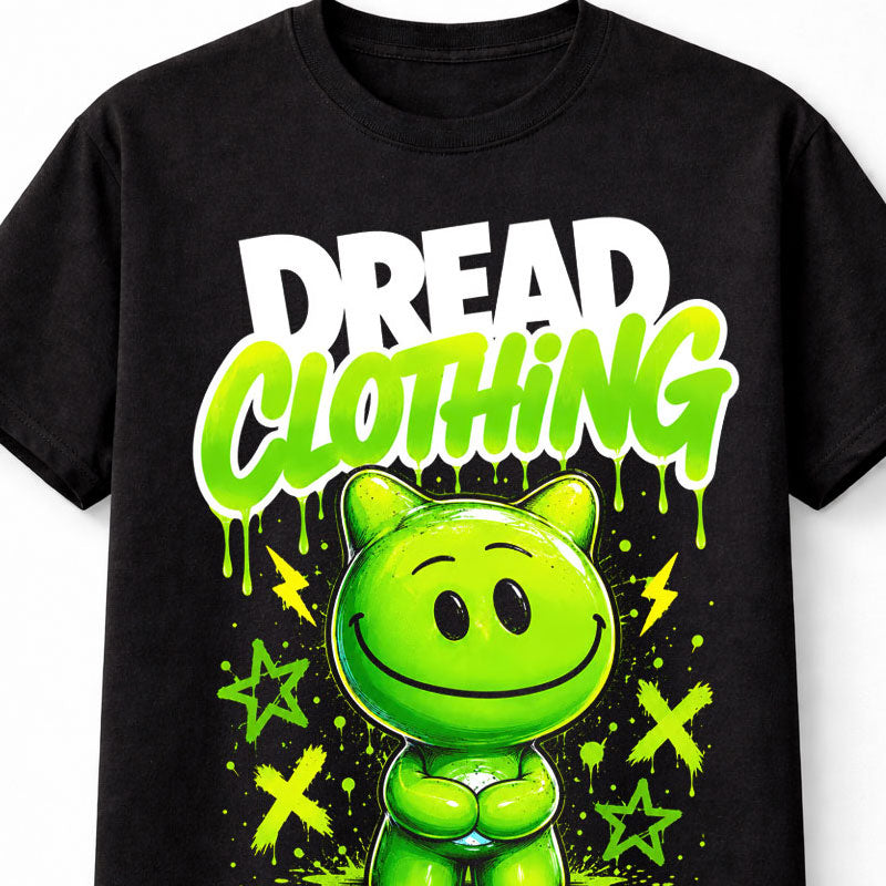 Crazy Bones Mosh Smiley Character Graphic Collectible Retro Unisex T-Shirt