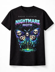 Nightmare Moth Skull Gothic Horror Insect Graphic Unisex T Shirt
