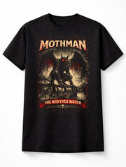 Mothman Red Eyes Cryptid Horror Creature Unisex T-Shirt