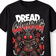 Mothman Cryptid Horror Gothic Monster Red Eyes Unisex T-Shirt