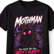 Mothman Cryptid Horror Creature Gothic Paranormal Graphic Unisex T-Shirt