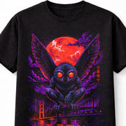 Mothman Point Pleasant Cryptid Horror Gothic Anime Unisex T-Shirt