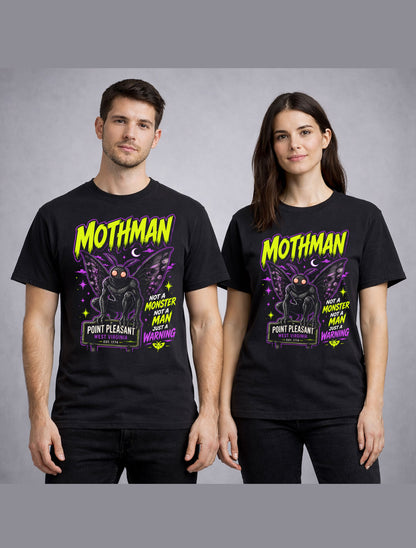 Mothman Point Pleasant Cryptid Horror Legend Graphic Unisex T-Shirt