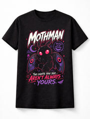 Mothman Cryptid Horror Creature Gothic Paranormal Graphic Unisex T-Shirt